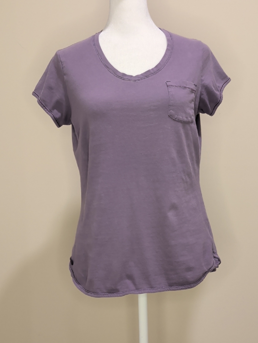 Outdoor Research Lavender V-neck Short Sleeve Tee